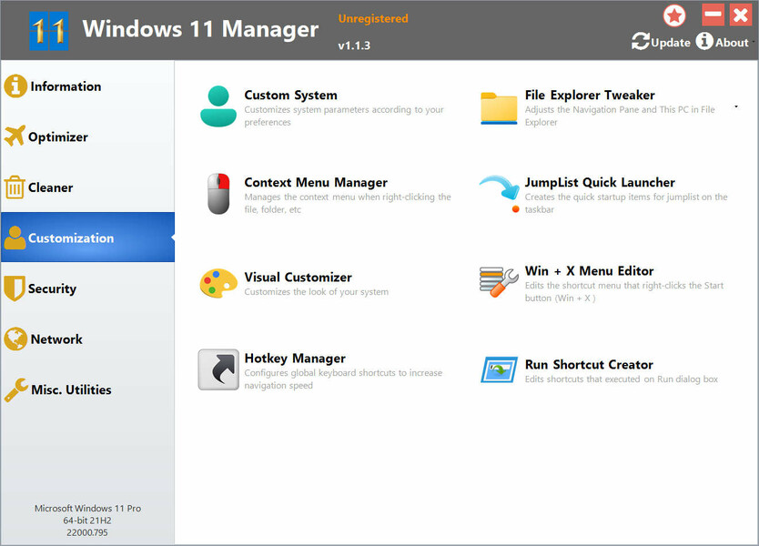 Windows 11 Manager